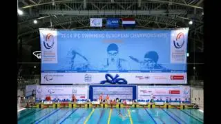 IPC 2014  EK , Eindhoven   Denis Tarasov Russia   100m free style   Final   S08
