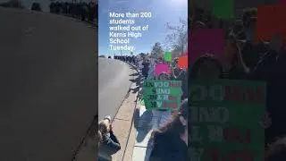 'Defund ICE': Utah students walk out of class to protest violence from federal immigration agents
