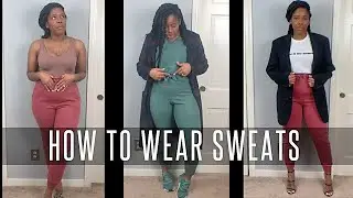 How to STYLE JOGGERS for Women| Style Sweatsuits Lookbook|Quarantine Looks 2021