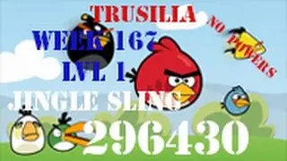 Angry Birds Week 167 LEVEL 1 NO POWER UP JINGLE SLING