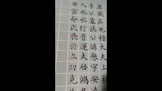 小小爱书法的练字直播