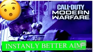 how to INSTANLY get BETTER aim on warzone and modern warfare!!!!!!!