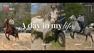 FIRST TIME RUNNING BARRELS AFTER HAVING A BABY?!