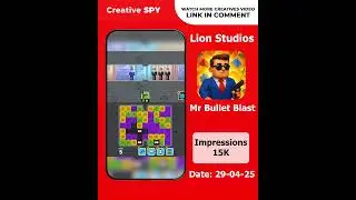 Mr Bullet Blast! by Lion Studios #creativeads #newcreative #newgamesdaily #newgameplay
