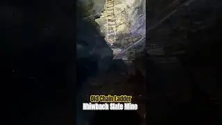 Chain Ladder Slate Mine #shorts #mines #mining #artifacts #underground #mineexploring #history #uk