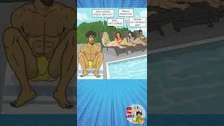 Summer Heat Moments | Big Tiny Life Gay Comic #summertime #heatwave #lgbtq #summer #gay