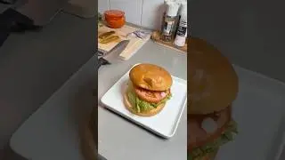 The Best Homemade Smash Burger 🔥🍔 | Juicy Double Patty with Chili Mayo #food #burger #easyrecipes