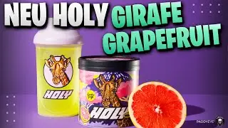 Holy Energy Grapefruit Rabattcode ZINKER 10%  | Zubereitung & Test Review Grapefruit Giraffe