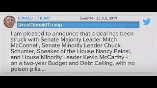 Democrats compromise on deficit for Trumps last 2-years in office.