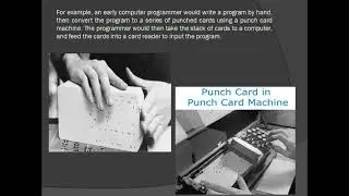 Technical terms - Batch, Multiprogram, Distributed computing, Parallel processing, punch cards