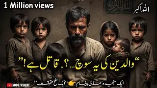 Kam Aqal Ya Samajhdar Walidain? | Aulaad Paida Karna Ya Zimmedari Nibhana | Emotional Social Story 