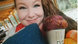 Tales from the Tiny House - Project Woes - Help me decide which yarns to use & Farahan Shawl Update!