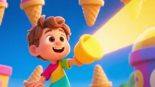 Learn Colors with Ice Cream Tower | Fun Ice Cream Song for Kids | Colorful Learning Adventure