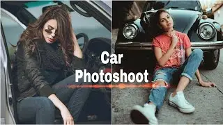 Photoshoot poses in Car💞