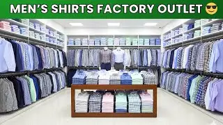 Men&rsquo;s Shirts Factory Outlet 😎 | Shirts Wholesale Market in Delhi | jean manufacturer