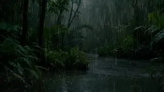 Calm Your Soul with Peaceful Rain & Rolling Thunder | Cozy Bedroom Night for Rest 🌙💤