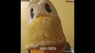 The Evolution of Evrett Penner's Donald Duck puppets - 2021 up to 2025 #donaldduck #evolution