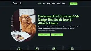 Pet Groomer Website Kit (Elementor) &ndash; Pet Grooming Salon WordPress Template, Animal Spa Theme,