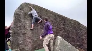 It hurts - 6B/V4 Burbage South Bouldering