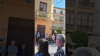 SS Loja 2023: Cristo de las Tres Caídas pasando por la Plaza Arriba.
