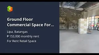 Ground Floor Commercial Space For Lease in Lipa City Batangas