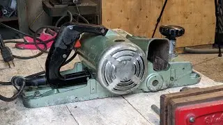 How to weld the hard plastic handle of the 136mm wood planer weighing about 10kg