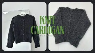 Knit cardigan tutorial I Kenikse Crochet