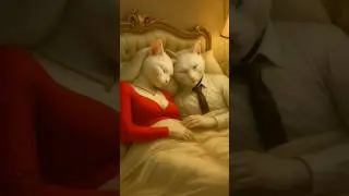 cat love story || wedding story of two cats #cats #shorts #love
