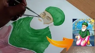 Peer Baba Ki Painting || By Nitin Pattlan Art