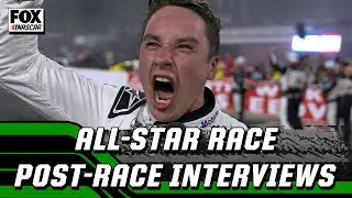 Christopher Bell, Joey Logano, & more post-race interviews from NASCAR All-Star Race | NASCAR on FOX