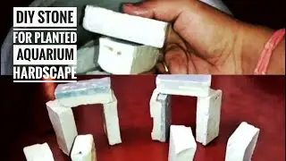 HOW TO MAKE DIY STONE FOR PLANTED AQUARIUM HARDSCAPE | DIY STONEHENGE FOR PLANTED AQUARIUM #DIYSTONE