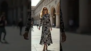 ✨ Quiet Luxury in Milan: Black & White Couture Walks
