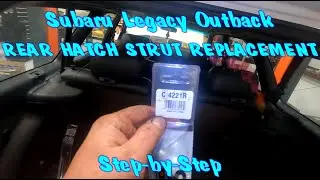 Пошаговая замена стойки задней двери Subaru Legacy Outback 1994&ndash;1999 годов