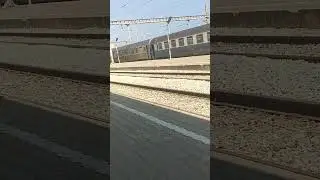 SNTF Night train has arrived in Alger Passing through Hussein Dey station D 22/08/2025T10:33