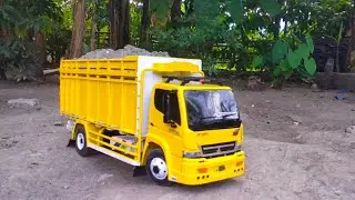 UJI TENAGA RC TRUK CANTER OVERLOAD MUATAN PASIR DI TANJAKAN 🔥🔥