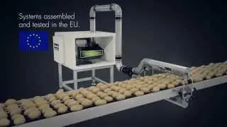 POTATO, APPLE, PRODUCE DRYING AIR KNIFE SYSTEM
