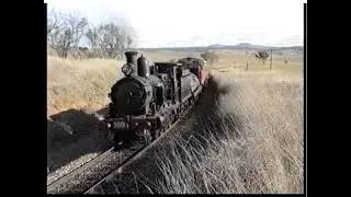 Steam locomotive 3001, assisted by diesels 44206 & 44207 - Blayney to Wallerawang - October 1994