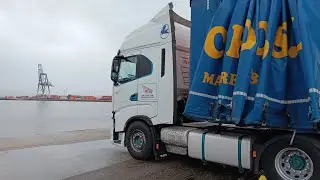 🆗🛣️🚚Volvemos a Galicia, hartazon de agua durante la carga.♦️