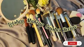 Lotshop makeup brush set review | Recommended ?
