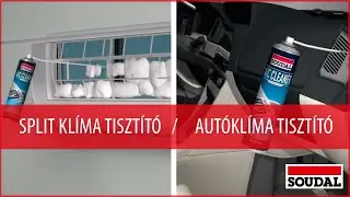 🚗🏠Split kl&iacute;ma &eacute;s aut&oacute;kl&iacute;ma tiszt&iacute;t&aacute;s h&aacute;zilag, 🧊 Soudal A/C Cleaner