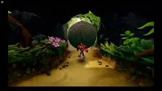 Steam Deck | Crash Bandicoot - 'Boulder Dash' Level Gameplay | No Commentary