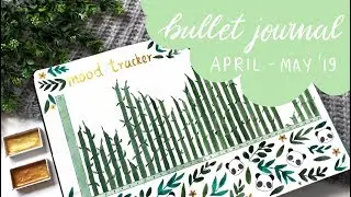 Bullet Journal flip through April-May 2019