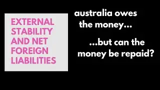 What's the link between NET FOREIGN LIABILITIES and EXTERNAL STABILITY?
