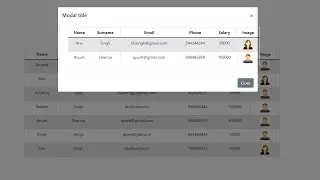 Display Search record in Model box in MERN App | Filter Search Data in Popup Box in MERN APP
