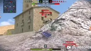 Wot Blitz  M4A1 Rev. 4390 Dmg 5 kill.