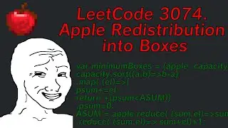 LeetCode 3074 Apple Redistribution into Boxes | JavaScript One Liner Tutorial