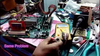 Intel DG945 GCCR CPU core voltage repair without spare parts