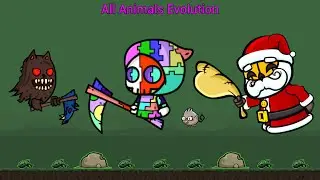 All Animals Evolution And Puzzle Master Reaper Santa Claus Pumpkin & Halloween Ghostly (EvoWorld.io)