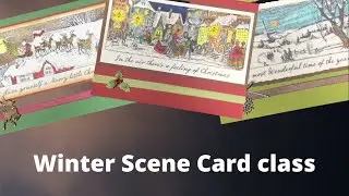 Winter Scenes Cards Video 1: Winter Scenes Card Class Playlist Introduction