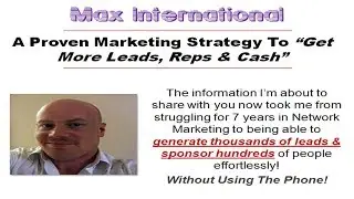 Max International | How To Explode Your Results Fast